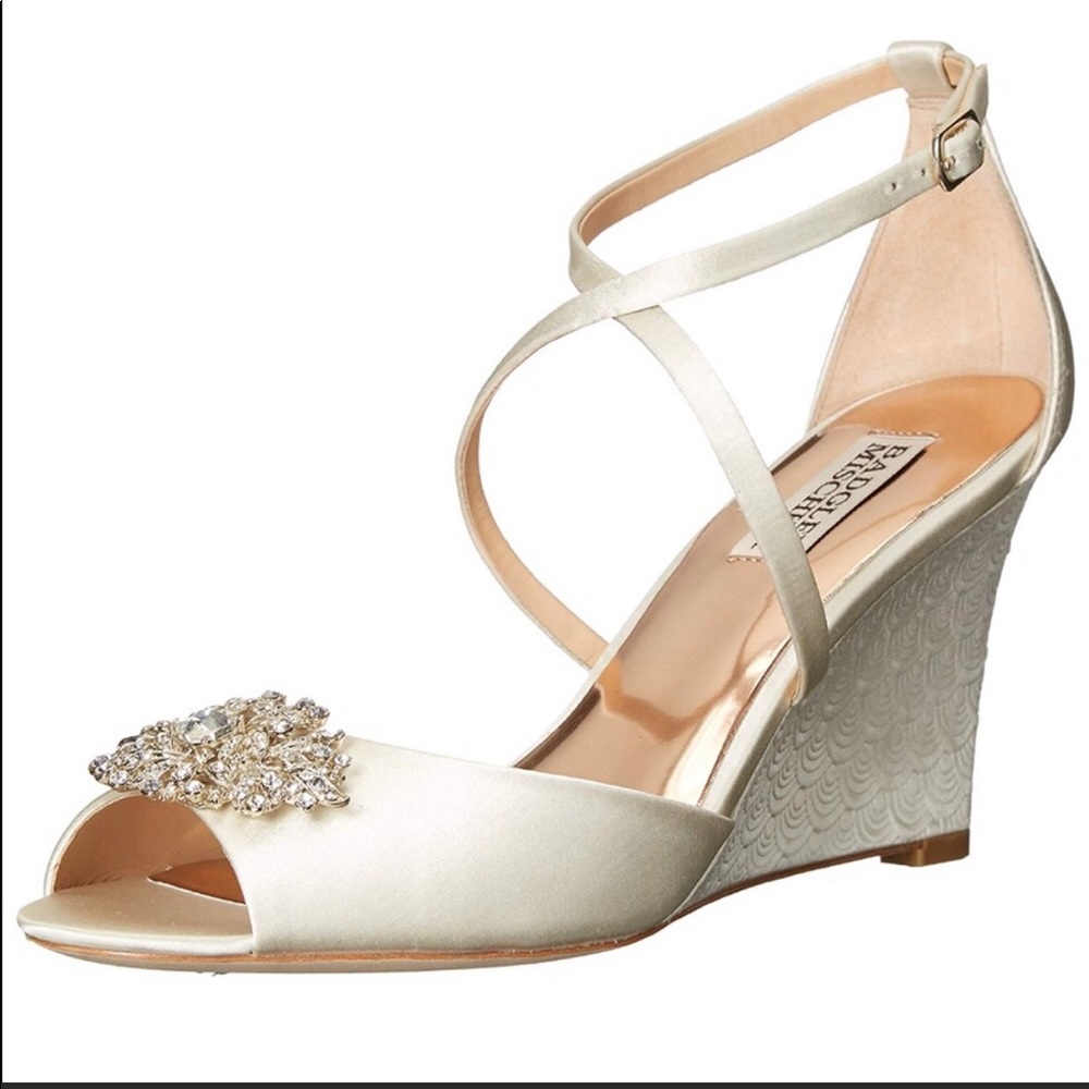 Badgley Mischka Abigail Wedge Sandal